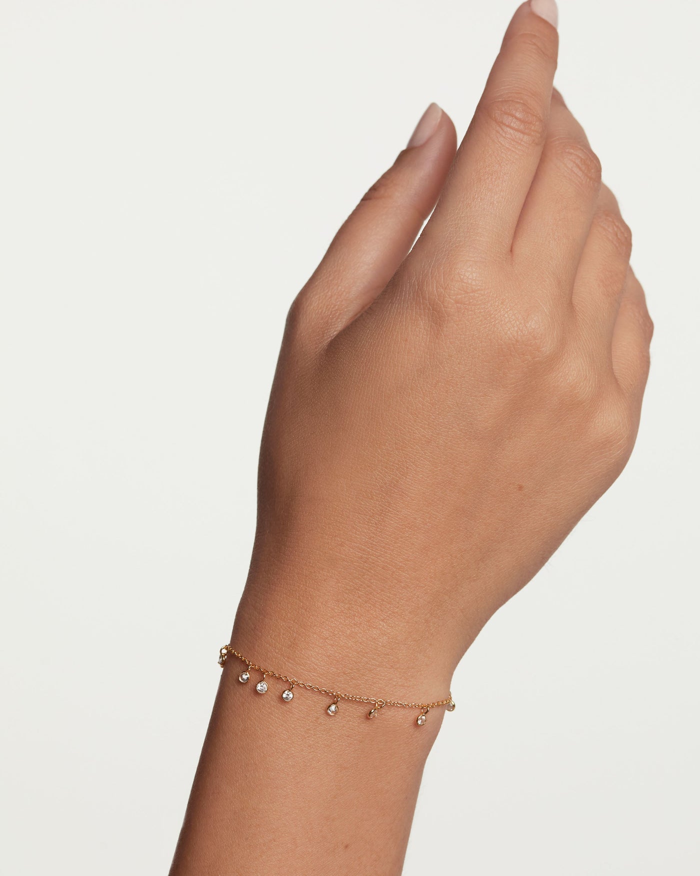 Olivolga Bijoux bracelet - BLISS orange thin chain bracelet -